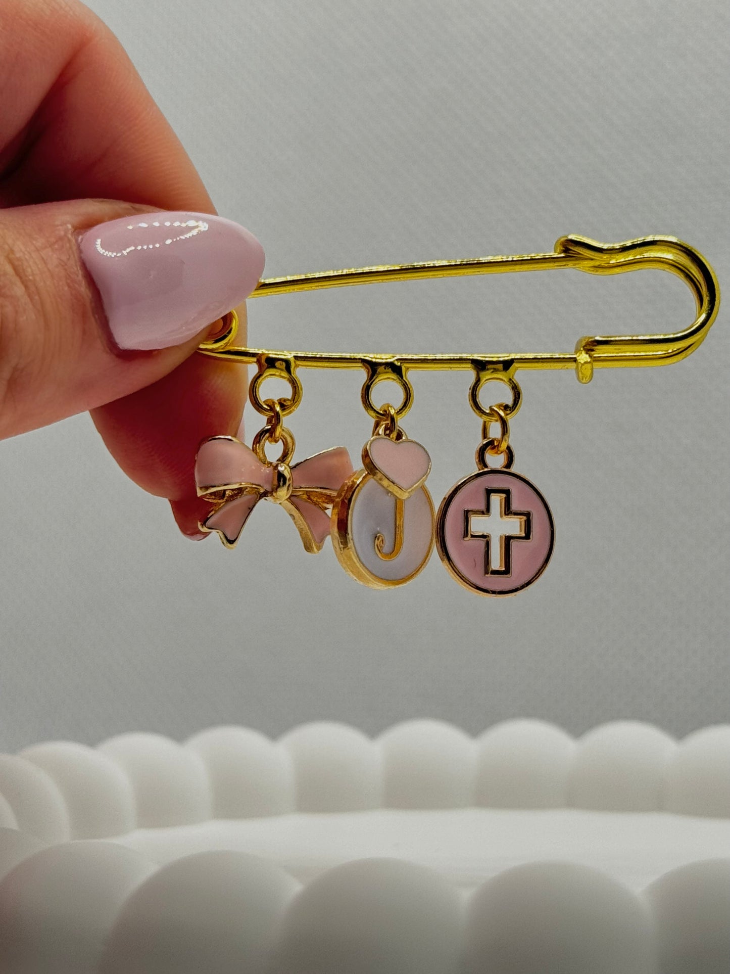 Classic Gold Baby Pin with 3 Holes
