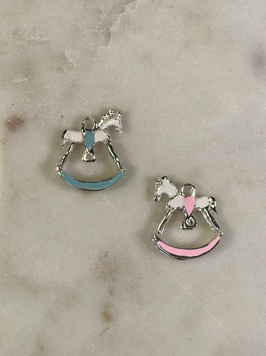 Large Silver Horse