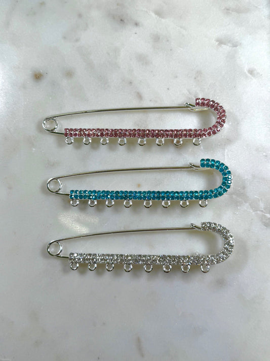8 Loops Silver Pin